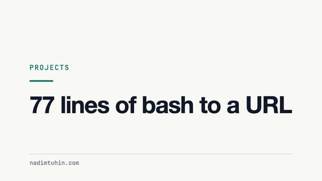 pagedrop-cli: a small bash script that turns an HTML file into a URL
