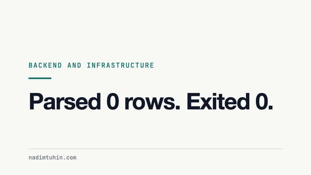 Scraping: fail loudly when the page layout changes