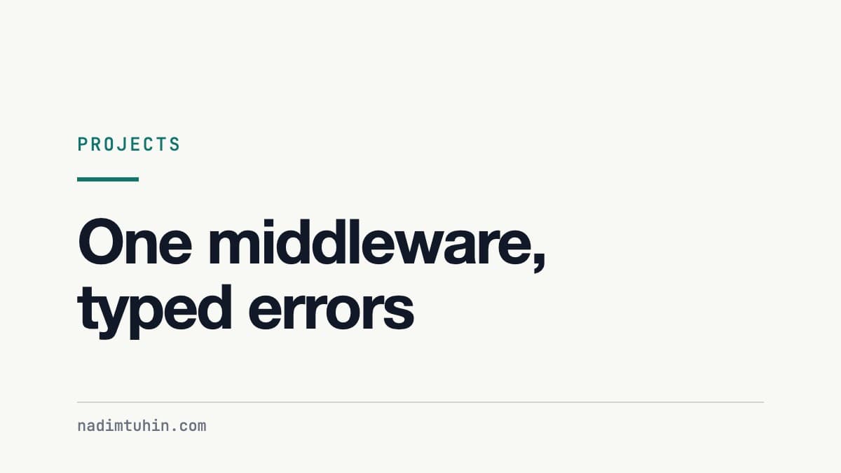 express-simple-proxy: an Express proxy with hooks and typed errors